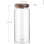 1.5 L Borosilicate Glass Storage Jar