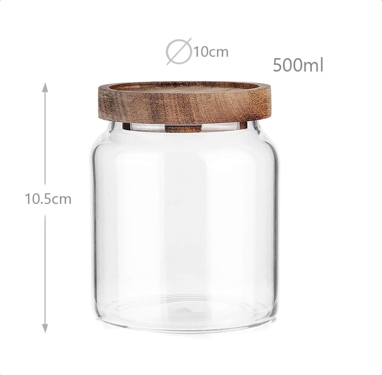500 ML Glass Storage Jar