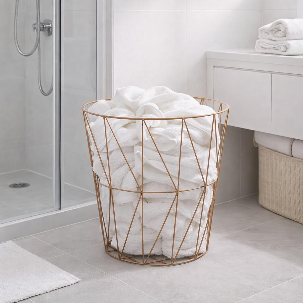 Modern Metal Laundry Basket