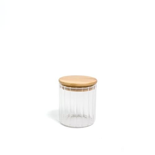 8x10cm Glass Jar with Wooden Lid