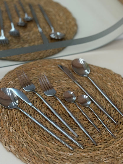 48pcs Stainless Steel Cutlery Set