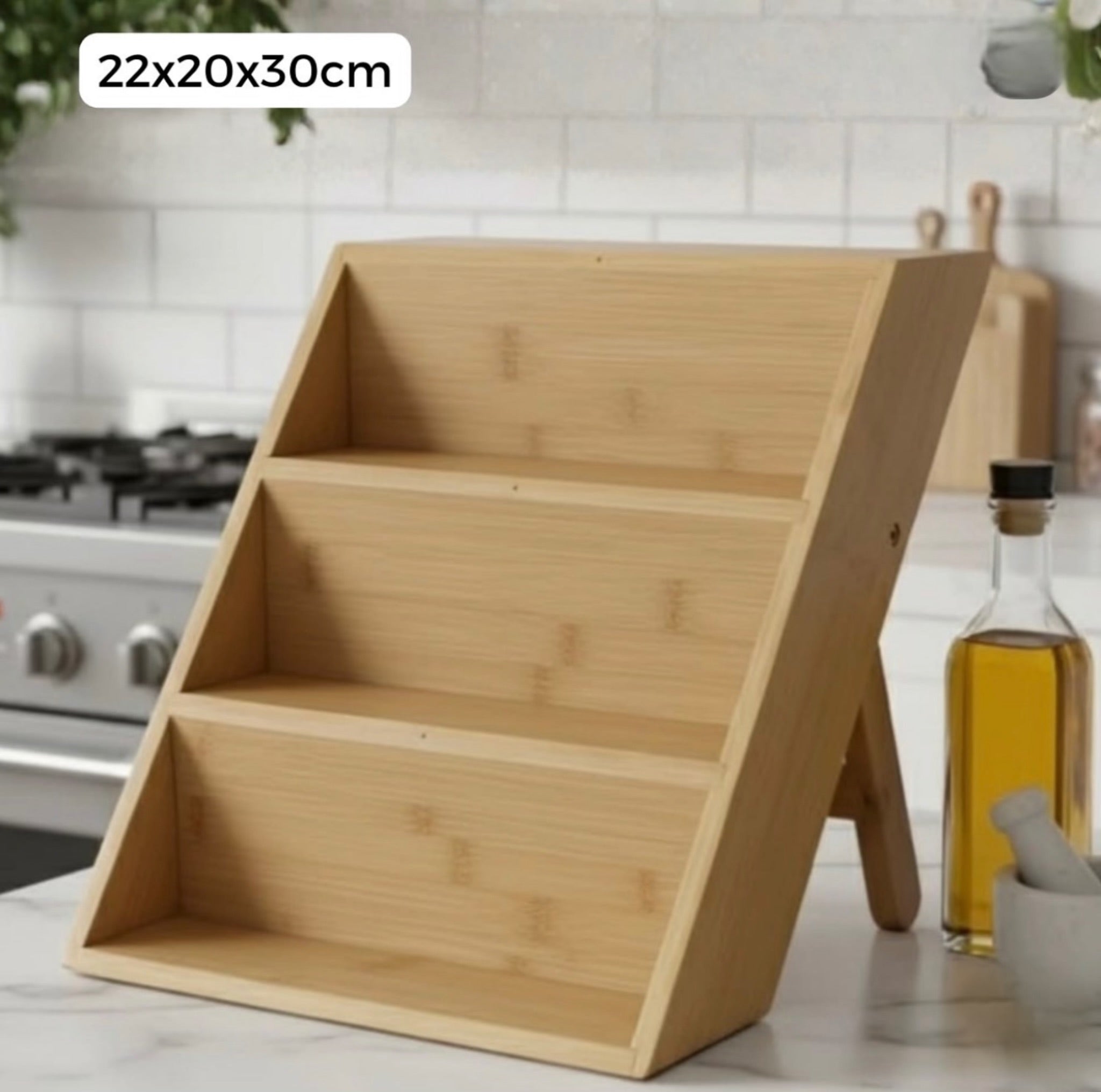 Bamboo Display & Storage Stand