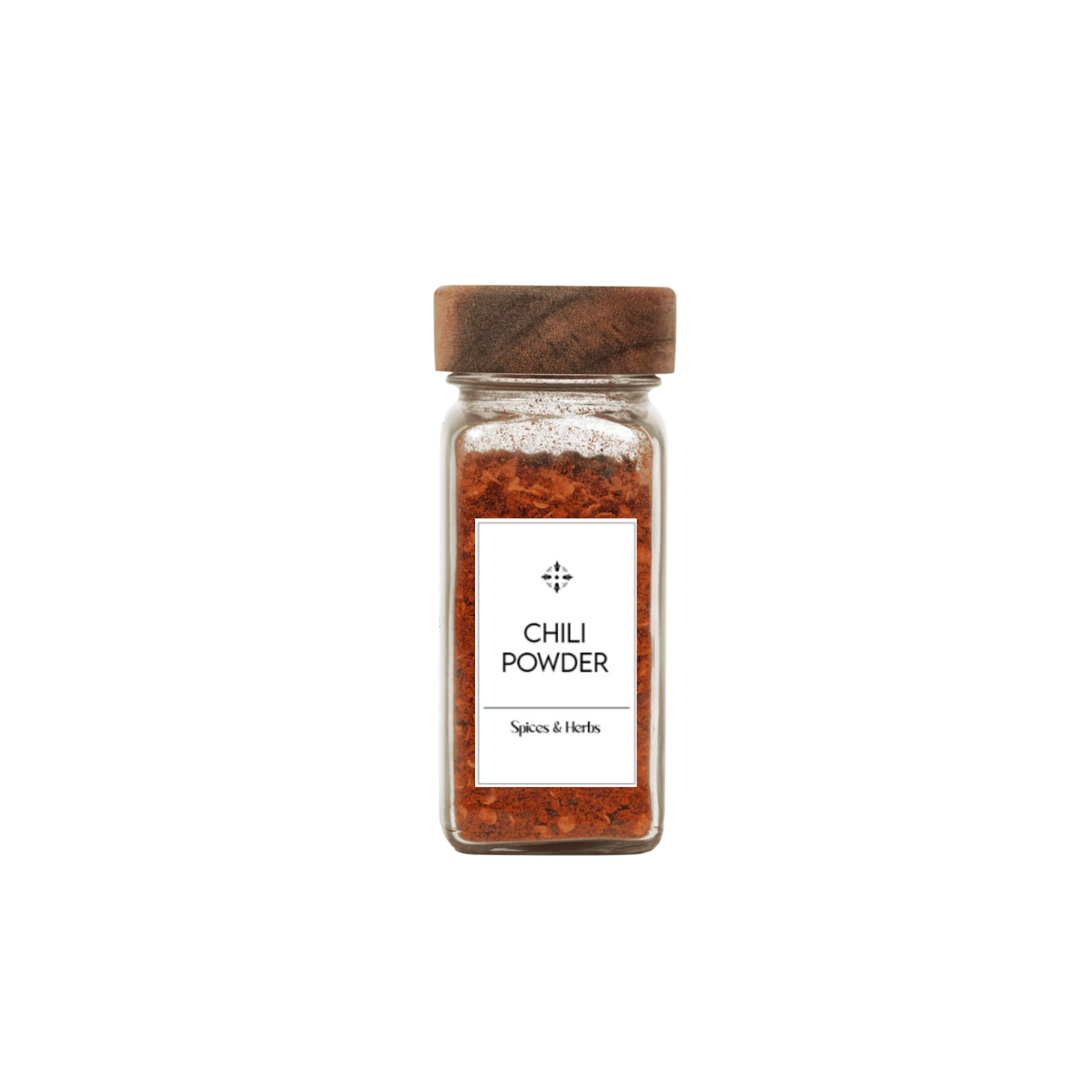 12 Glass Spices Jars