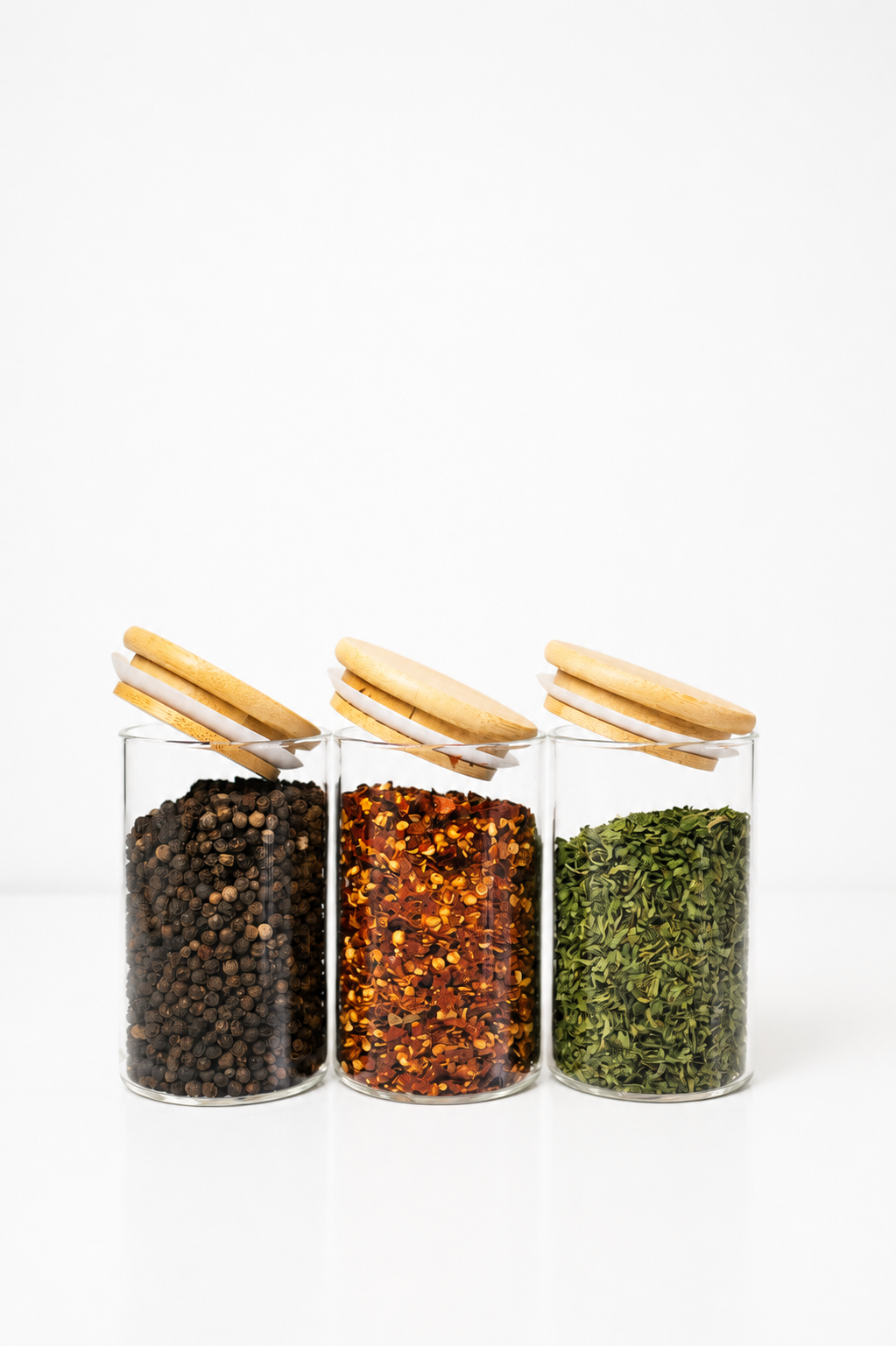 Bamboo Lid Spice Jar – 200ml