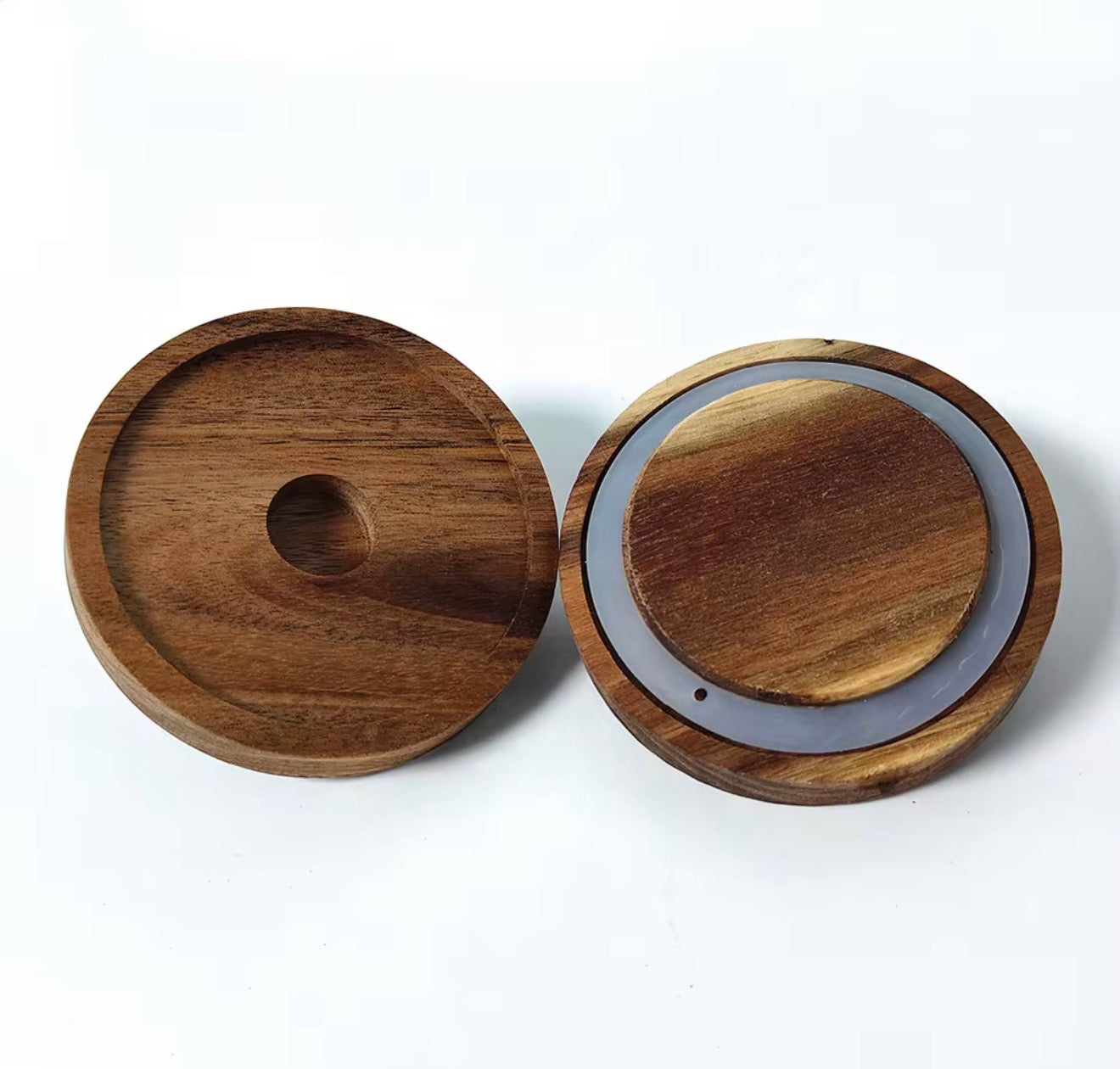 500ml Glass Storage Jar With Wood Lids