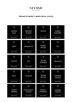 Stylish Kitchen Labels (4x4)