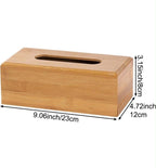 Bamboo Wooden Tissue Box