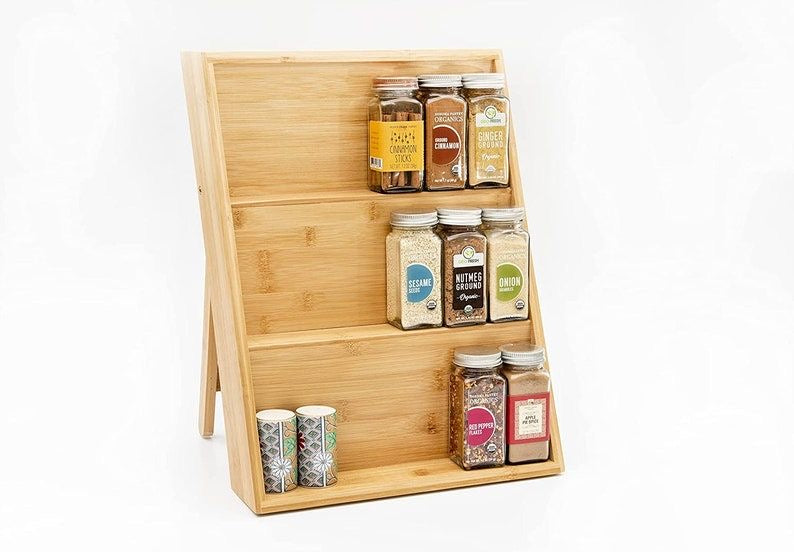 Bamboo Display & Storage Stand