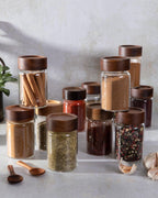 1PC Glass Storage Jar with Airtight Lid