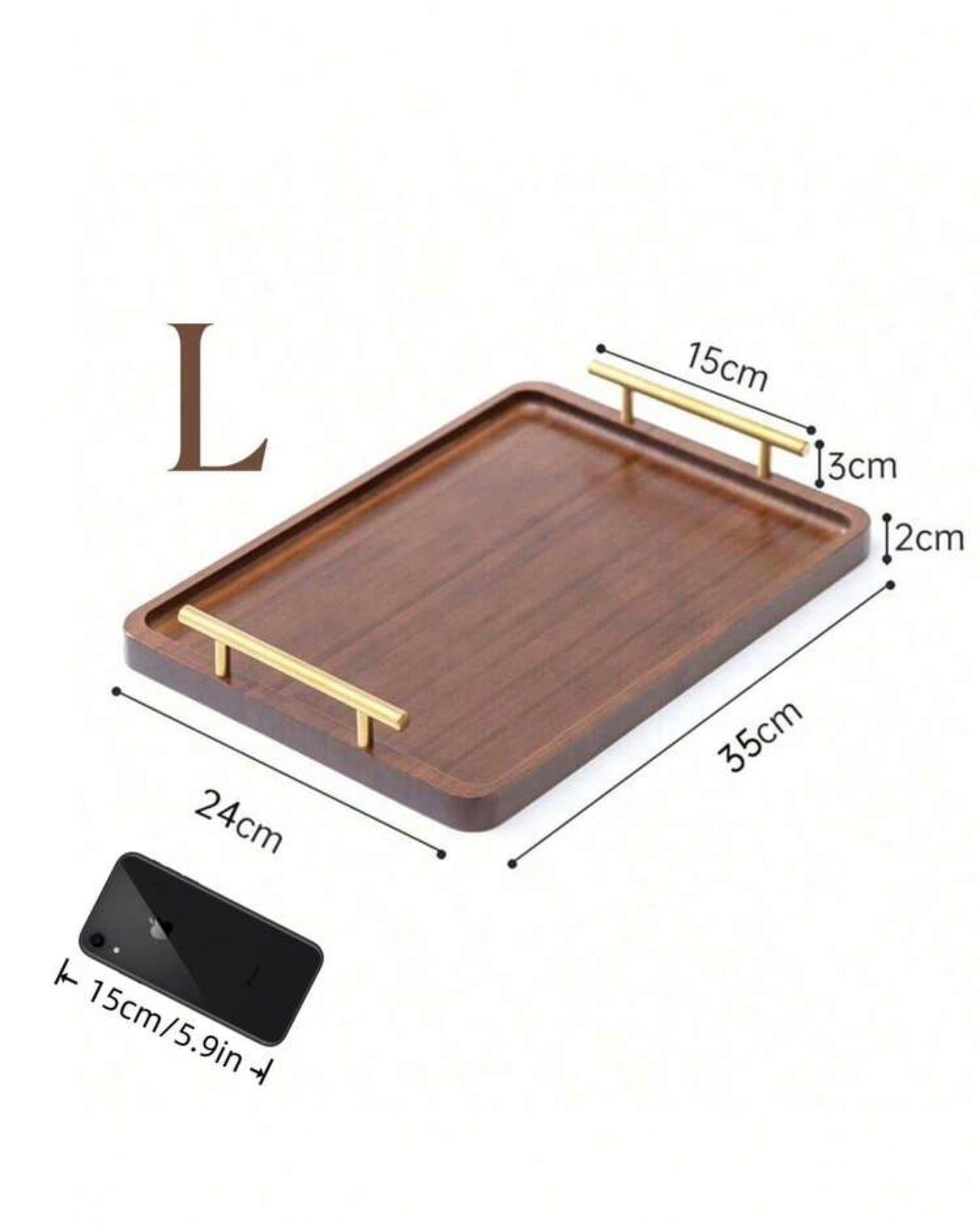 Dark Brown Tray