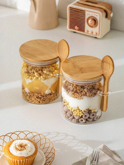 12pcs Spices Glass Jars 10cmx10cm