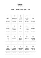 60 Labels Stylish Kitchen ( 5x3 )