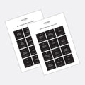 Stylish Kitchen Labels ( 5x5 )