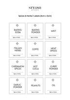 Stylish Kitchen Labels ( 5x5 )