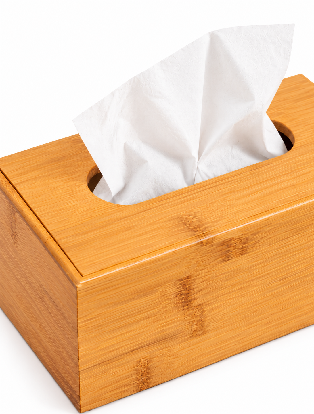 Bamboo Wooden Tissue Box