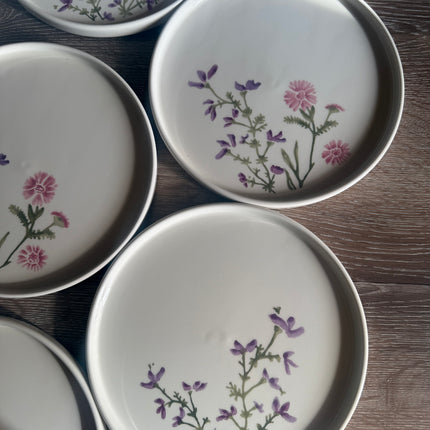 Purple Flower Ceramic Set