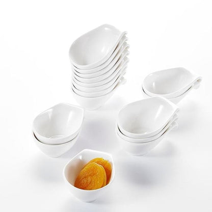 6pcs-Porcaline Shape Bowls