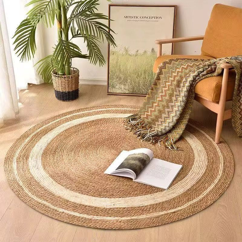 Natural Round Jute Rug