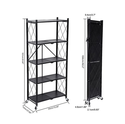 Modern Multi-Tier Metal/Iron Storage Shelf