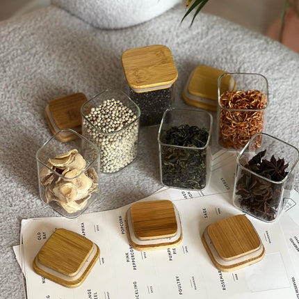 Square Mini Jars