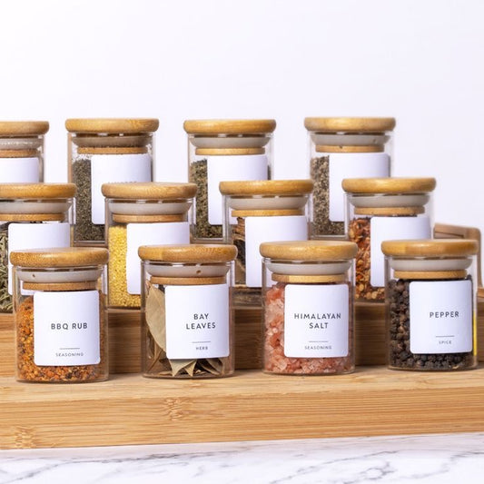 12pcs Spices Circle Jars (7cm)