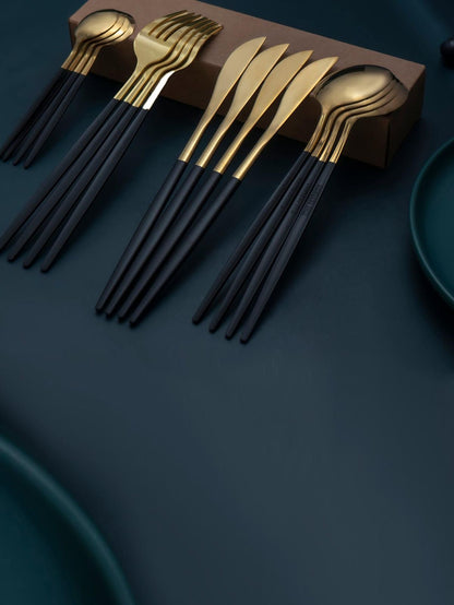 24-Elegant Stainless Steel Cutlery Set