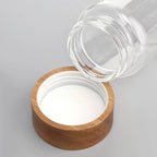 1PC Glass Storage Jar with Airtight Lid