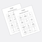 Stylish Kitchen Labels ( 5x5 )