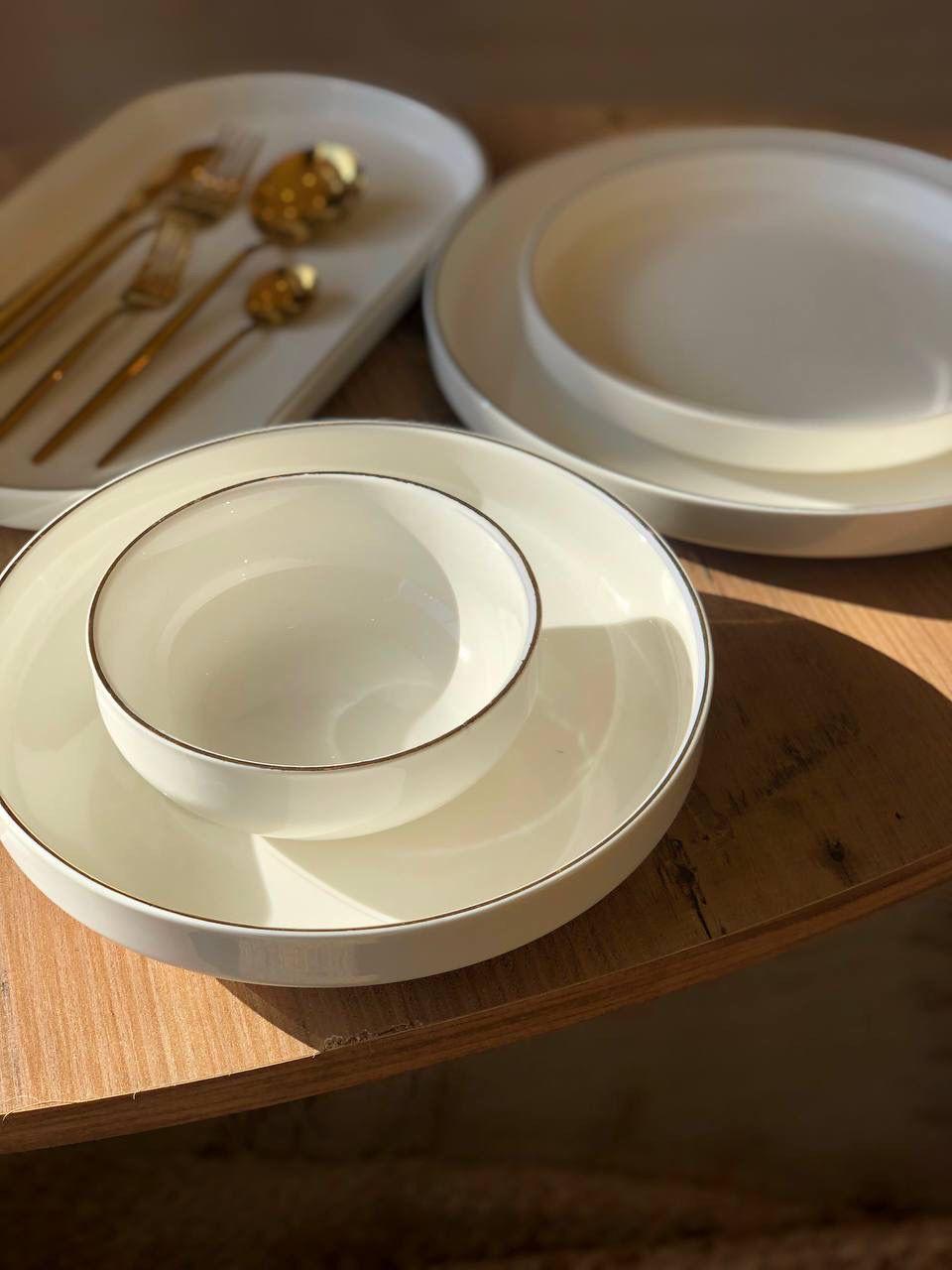 Premium Gold Dinner Set