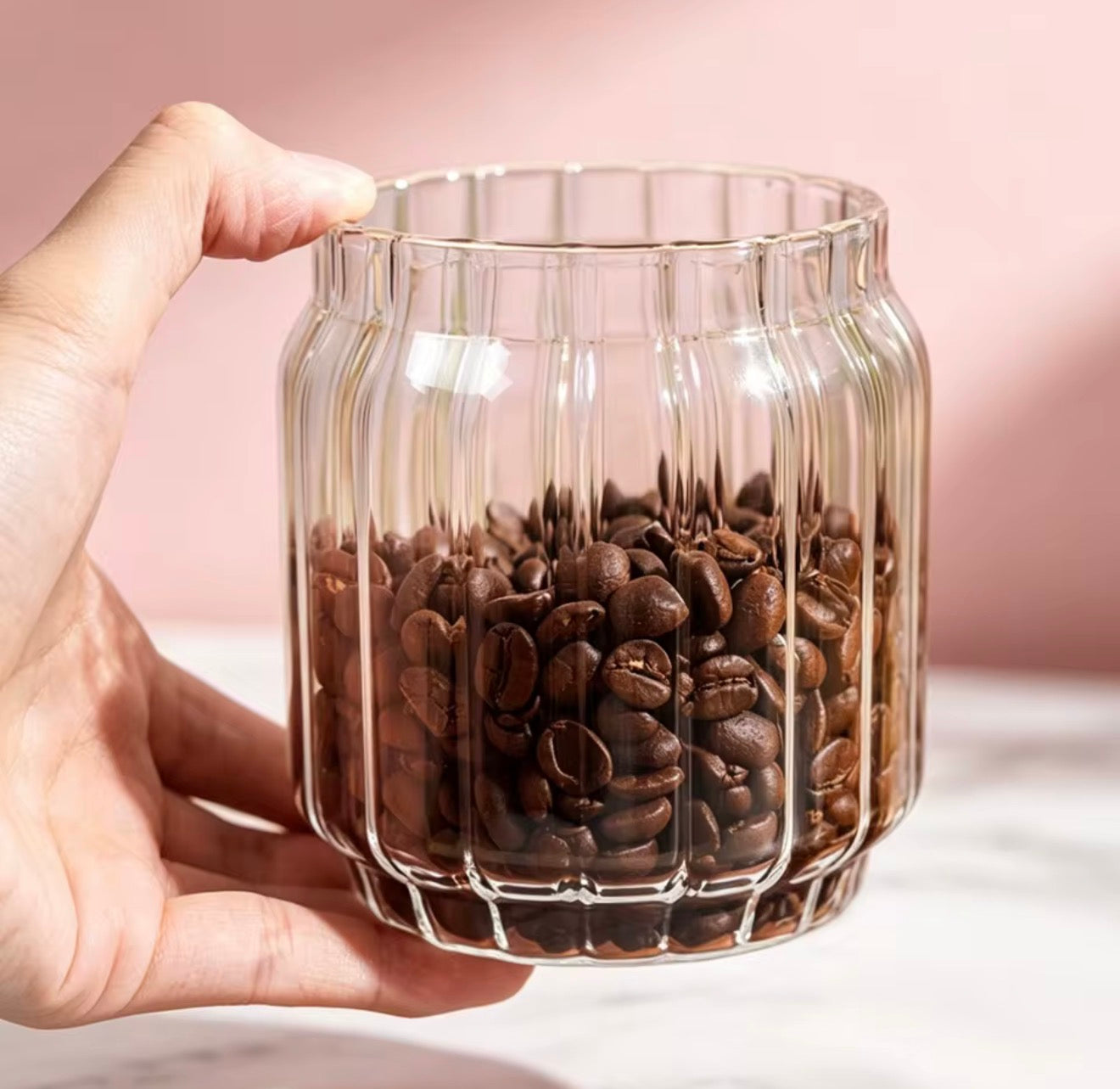 500ml Glass Storage Jar With Wood Lids