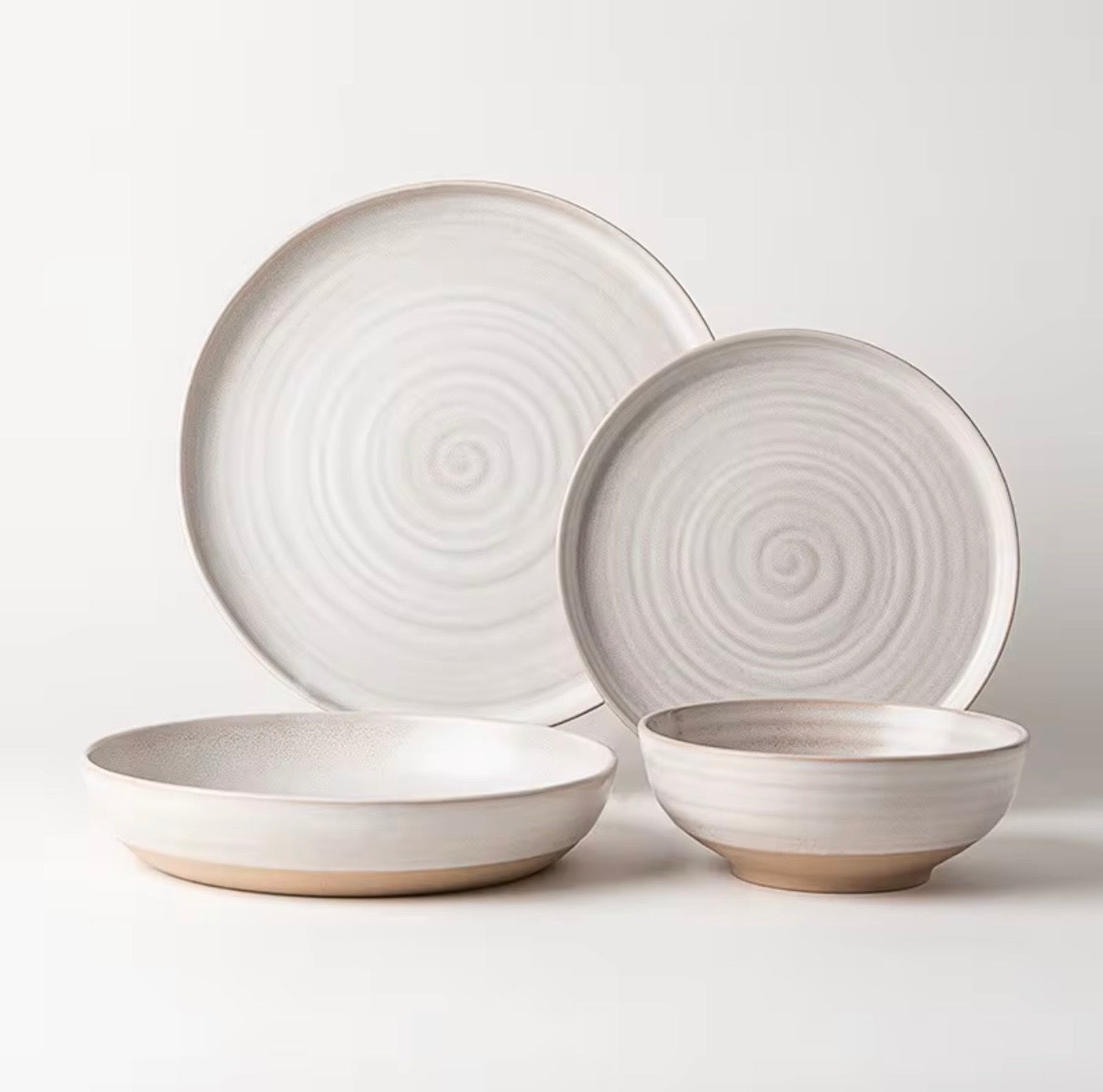 Nordic Spiral Ceramic Dinnerware Set