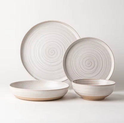 Nordic Spiral Ceramic Dinnerware Set