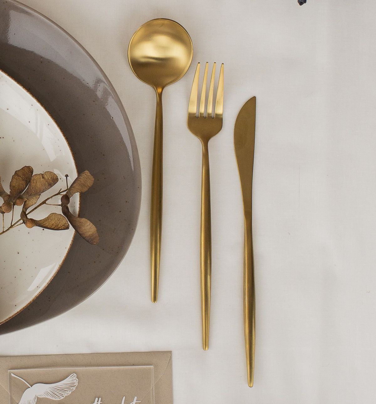 24-Gold Stainless Steel Cutlery Set