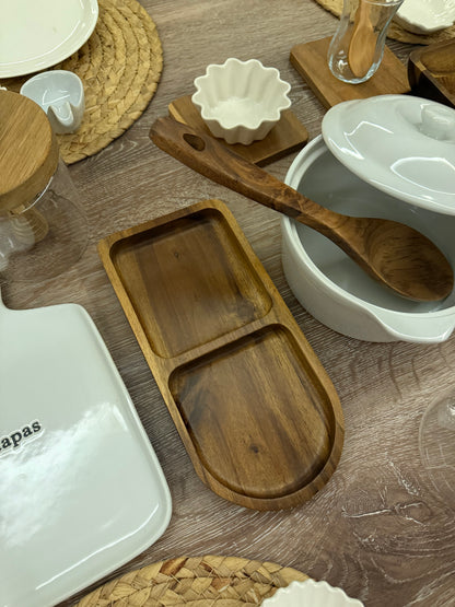 2pcs Medium Wood Spoons