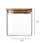 500ml Glass Storage Jar with Bamboo Lid