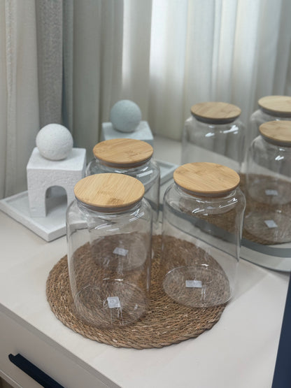 4 Liters Jars with Bamboo lid