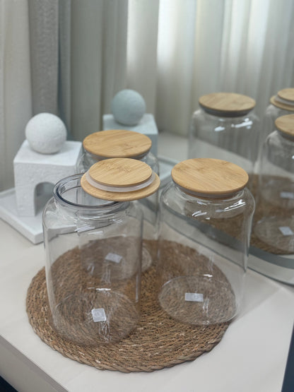 4 Liters Jars with Bamboo lid