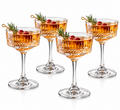 Elegant Crystal Coupe Glass Set – 12 Pieces