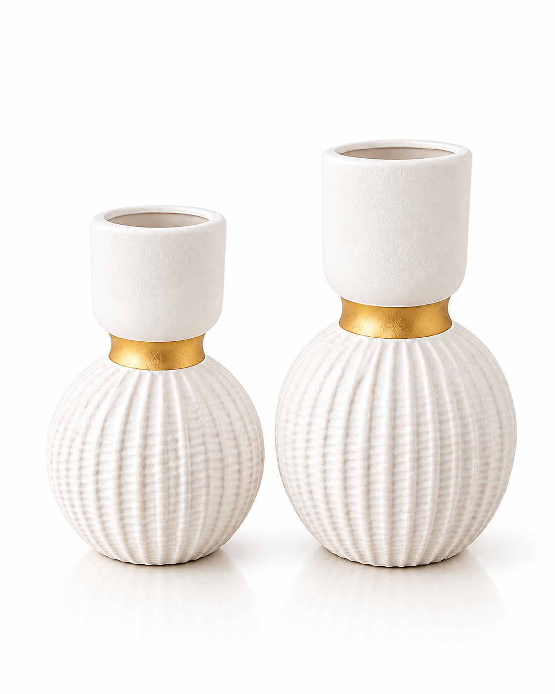 2 Elegant Decorative Vase Set