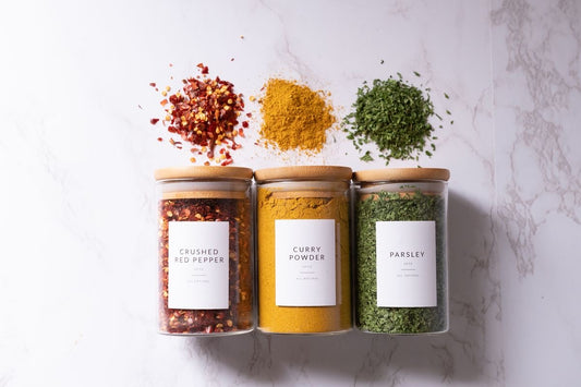 12pcs Spices Circle Jars (10cm)