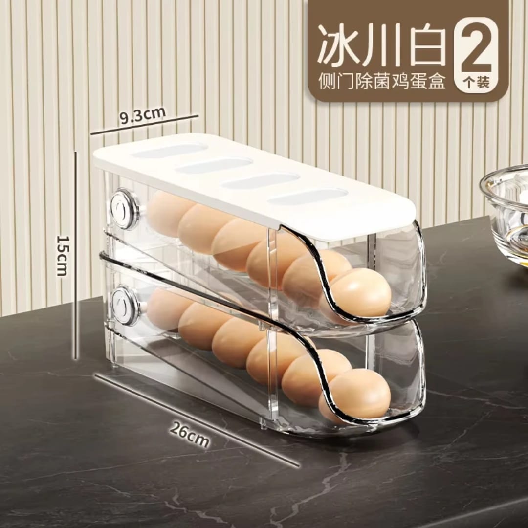 Clear Egg Storage Box – Space-Saving & Hygienic