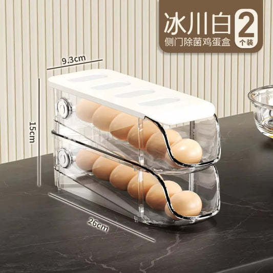 Clear Egg Storage Box – Space-Saving & Hygienic
