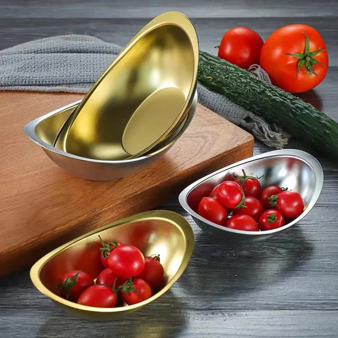 Modern Stainless Steel Serving Bowls