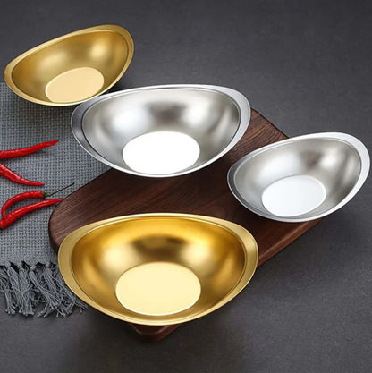 Modern Stainless Steel Serving Bowls