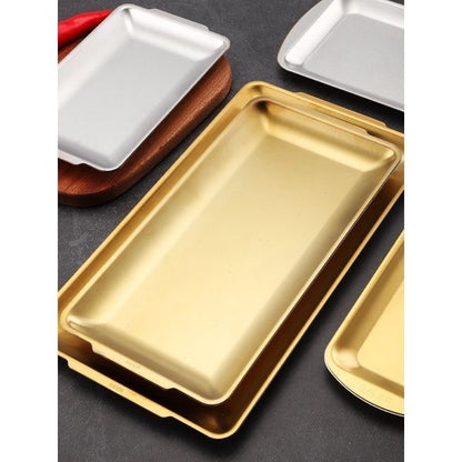 Elegant rectangular serving trays in a luxurious colors