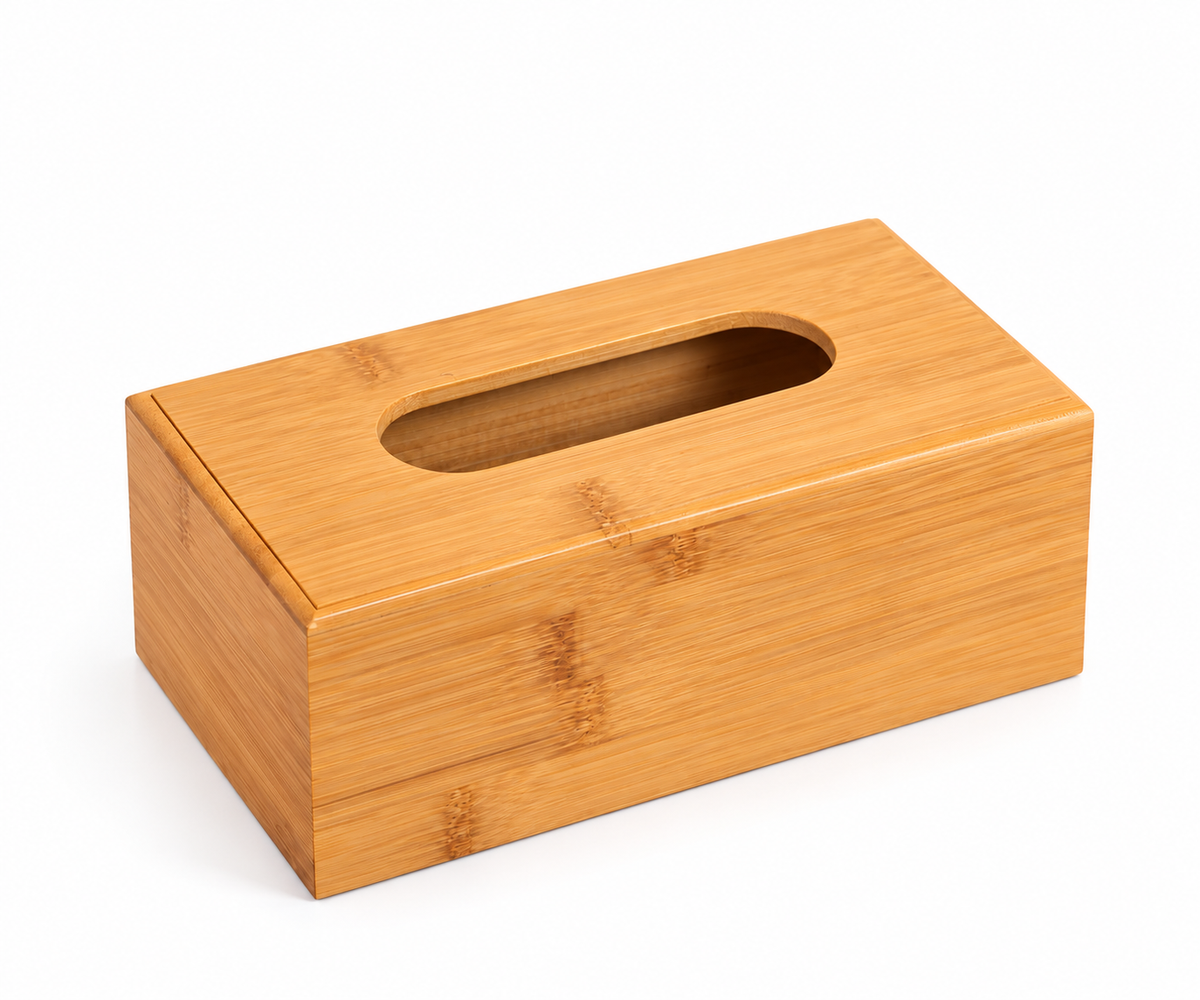 Bamboo Wooden Tissue Box