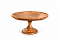 Elegant Wooden Pedestal Cake Stand