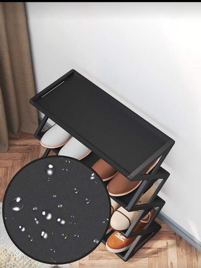 5 - Tier Plastic Folding Shoe Rack