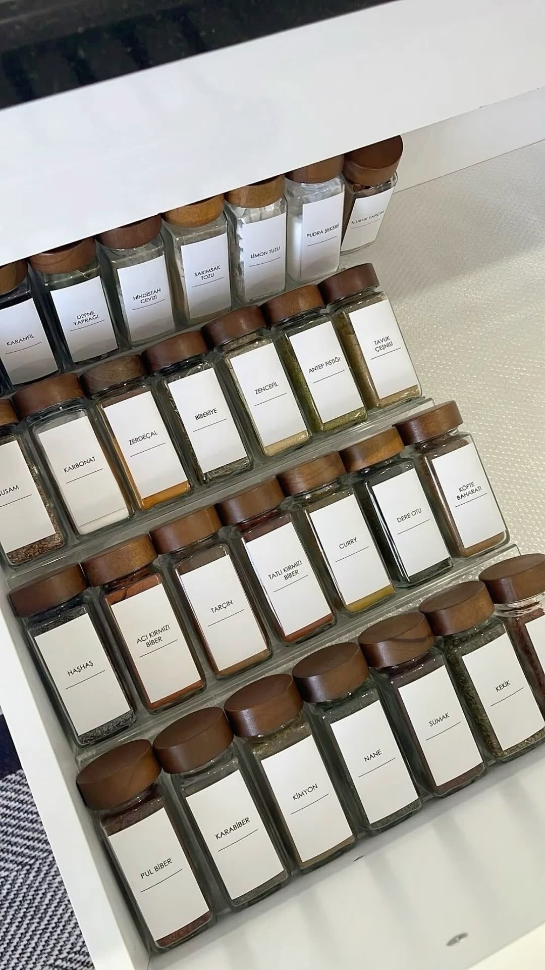 12 Glass Spices Jars