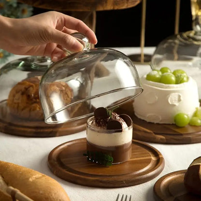Cake Stand with Glass Dome